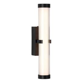 LED-kylpyhuonevalaisin Searchlight Clamp musta 32,5 cm IP44
