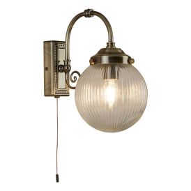 Kylpyhuonevalaisin Searchlight Belvue antiikkimessinki Ø 16 cm IP44