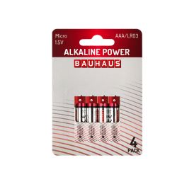 Alkaliparisto BAUHAUS Micro AAA/LR03 4 kpl/pkt