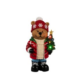 LED-ulkokoriste Konstsmide Pikkuteddy monivärinen 21 x 13,5 x 38 cm IP20