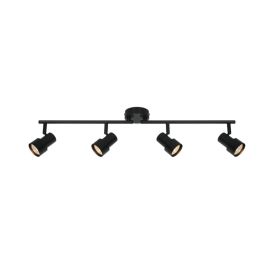 Kattospotti Nordlux Boston 4-os musta 71 cm