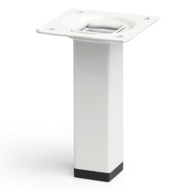 Kalustejalka REI valkoinen 100 mm