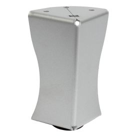 Muotoiltu kalustejalka REI mattakromi 100 mm
