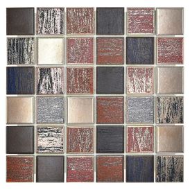 Mosaiikkilaatta Quadrat Orient Color Mix CD Aubis Monivärinen 31,6 x 31,6 cm