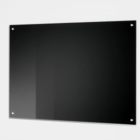Lasilevy Fibo musta karkaistu 6 x 450 x 700 mm