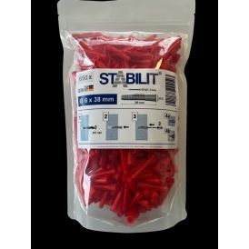 Tulppa Stabilit 6 x 38 mm 650 kpl