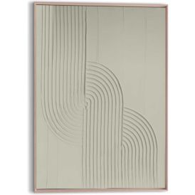 Sisustustaulu Reinders Craft Art Wood Knot 3D sage green 50 x 70 cm