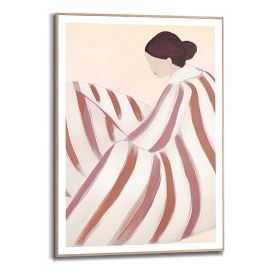 Sisustustaulu Reinders Striped Figure 50 x 70 cm
