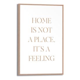 Sisustustaulu Reinders Slim Frame Feeling Home 20 x 30 cm