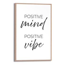 Sisustustaulu Reinders Slim Frame Positive Vibe 20 x 30 cm