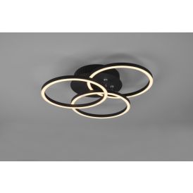 Kattovalaisin Trio Circle 43CM Mattamusta