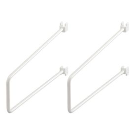 Kirjatuki seinäkiskoon Elfa Classic valkoinen 19 x 250 x 75 mm 2 kpl/pkt