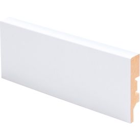 Jalkalista Maler R2 12 x 58 x 2750 mm MDF Valkoinen