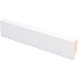 Jalkalista Maler 12 x 32 x 2700 mm Mänty Sormijatkettu Valkoinen