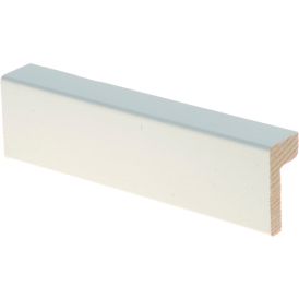 Reunalista Maler Mänty Valkoinen 21 x 42/13 x 2200 mm