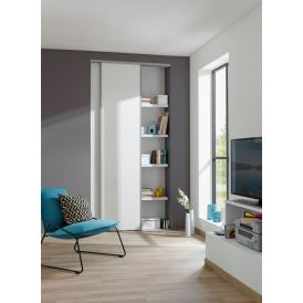 Liukuovisarja Optimum 120 x 250 cm valkoinen/antrasiitti