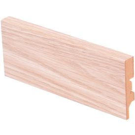 Jalkalista Maler R2 12 x 58 x 2750 mm MDF Valkolakattu Tammi