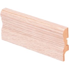 Jalkalista Maler Aura 15 x 60 x 2750 mm MDF Valkolakattu Tammi