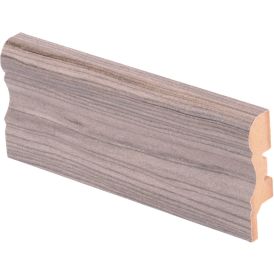 Jalkalista Maler Aura 15 x 60 x 2750 mm MDF Harmaa Tammi
