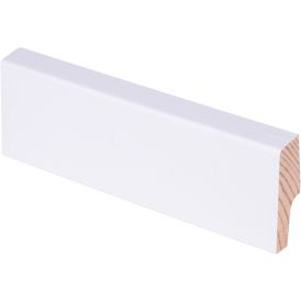 Parkettilista Maler 17 x 44 x 2700 mm mänty valkoinen