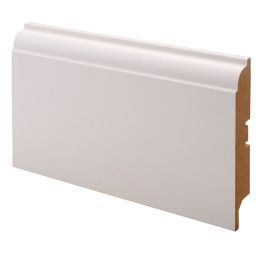 Jalkalista Maler Koski 15 x 92 x 2750 mm MDF Valkoinen