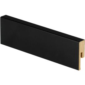 Jalkalista Maler R2 12 x 42 x 2750 mm MDF Musta