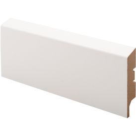 Jalkalista Maler Siru 15 x 65 x 2750 mm MDF Puhdas Valkoinen