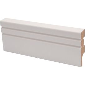 Jalkalista Maler Jana 15 x 58 x 2750 mm MDF Valkoinen