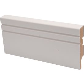Jalkalista Maler Jana 15 x 70 x 2750 mm MDF Valkoinen