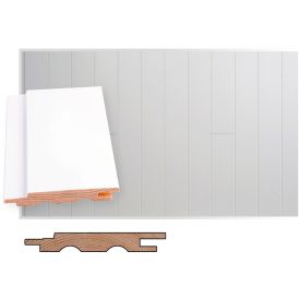 Paneeli Maler STS-3 Mänty Valkoinen 13 x 95 x 2100 mm
