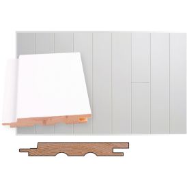 Paneeli Maler STS-3 Mänty Valkoinen 14 x 120 x 2100 mm