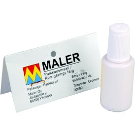 Listojen Paikkamaali Maler Lumi 30 ml