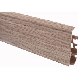 Jalkalista Maler PVC Valkotammi 22 x 75 x 2500 mm