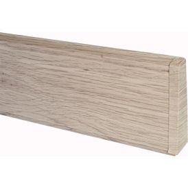 Jalkalistan päätykappale Maler PVC Valkotammi Oikea 22 x 75 mm