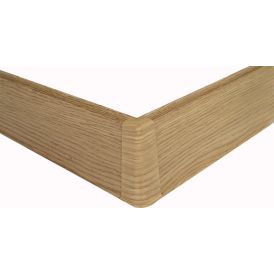 Jalkalistan ulkonurkka Maler PVC Tammi 22 x 75 mm