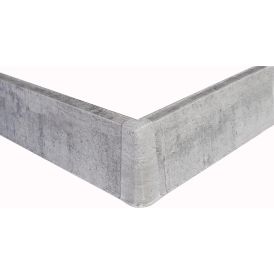 Jalkalistan ulkonurkka Maler PVC Harmaa Tammi 22 x 75 mm