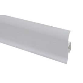 Jalkalista Maler PVC valkoinen 22 x 60 x 2500 mm