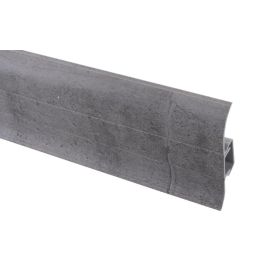 Jalkalista Maler PVC harmaa tammi 22 x 60 x 2500 mm
