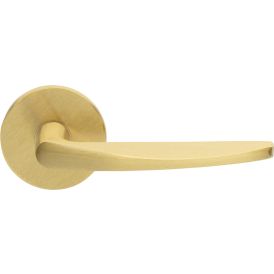 Ulko- ja sisäovenpainike Abloy Jousi 25/007 Harjattu Messinki