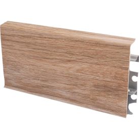 Jalkalista Maler PVC Tuscany Oak 22 x 75 x 2500 mm