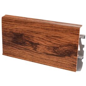Jalkalista Maler PVC Cantabrian Oak 22 x 75 x 2500 mm