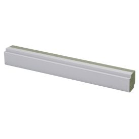 Varjolista Maler SPA E0 15 x 19 x 2400 mm MDF Valkoinen