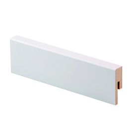 Jalkalista Maler SAFE Sensitive 12 x 42 x 2750 mm MDF Mel Valkoinen