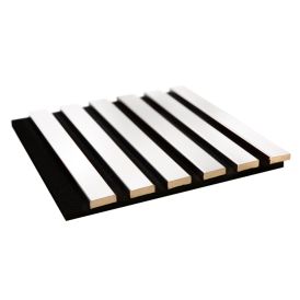 Akustiikkapaneeli Maler Louvre Acoustic Safe Lumi / musta 19 x 300 x 2800 mm