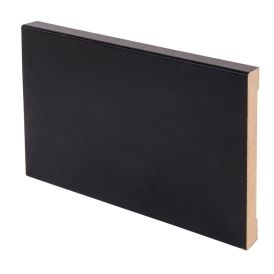 Peitelista Maler MDF Mel musta 12 x 92 x 2200 mm