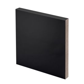 Smyygilista Maler MDF mel musta 12 x 150 x 2400 mm