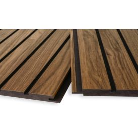 Rimapaneeli Maler Louvre MDF Aito Tunne Pähkinä / musta 12 x 195 x 2800 mm 3 kpl/pkt