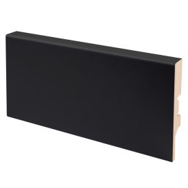 Jalkalista Maler Aava R2 MDF mel musta 12 x 70 x 2750 mm