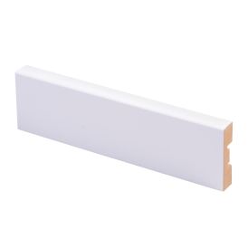 Peitelista Maler Aava MDF Mel puhdas valkoinen 12 x 42 x 2750 mm