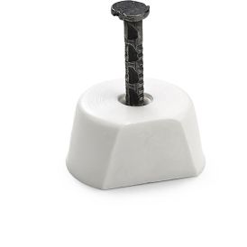 Hyllynkannatin Habo 1567 P valkoinen 17 x 8 mm 12 kpl/pkt